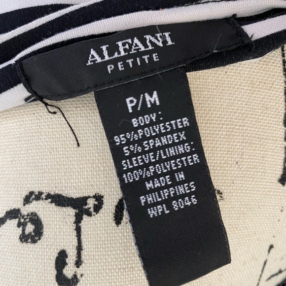 Black and White Strip Top - Size PM - Picture 3 of 7